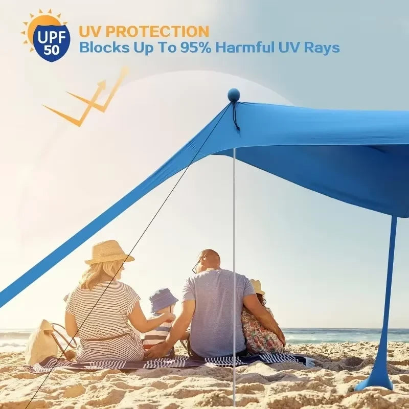 Pop-Up Beach Sun Shade